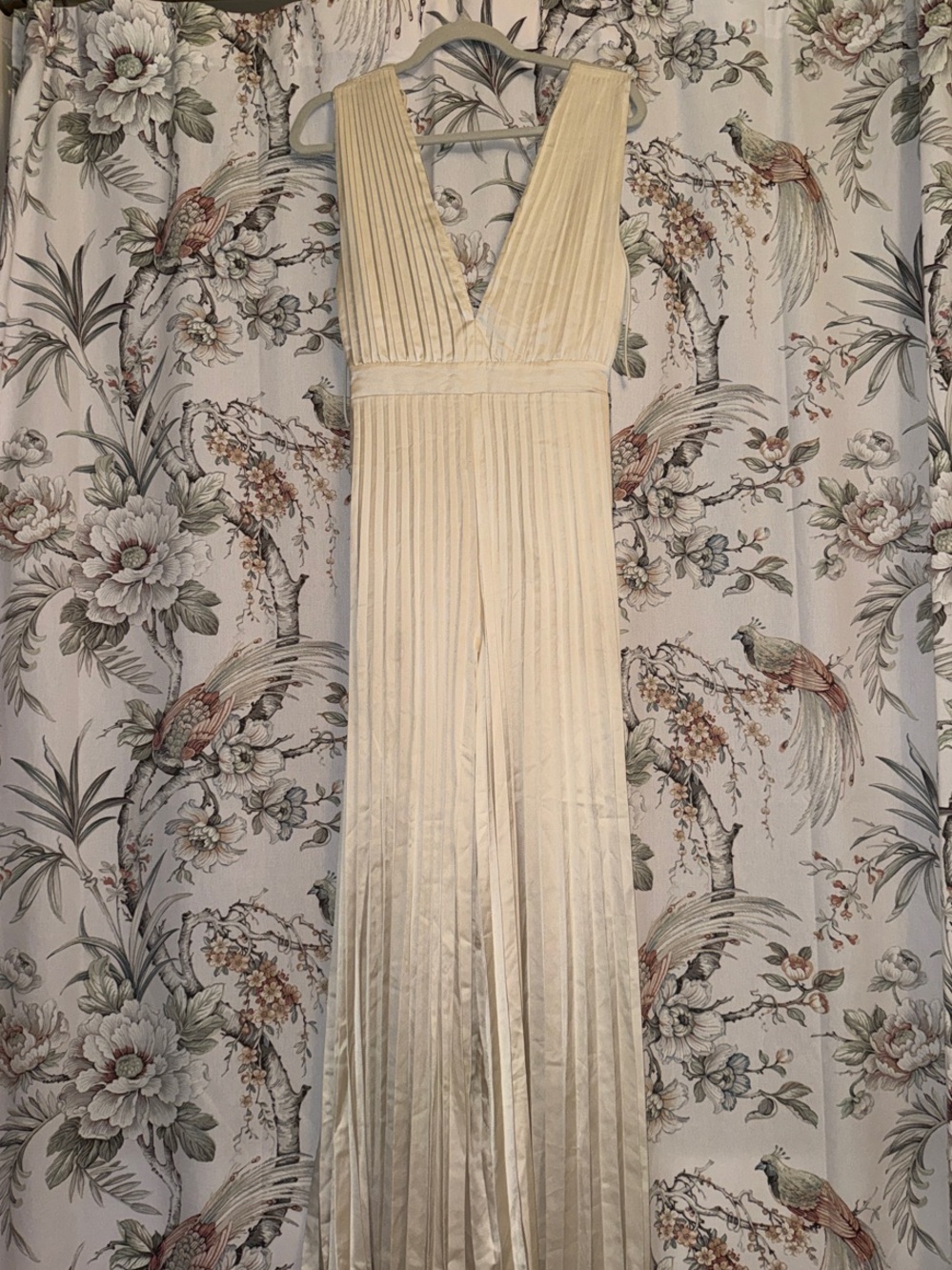 Abercrombie & Fitch Giselle Pleated Jumpsuit